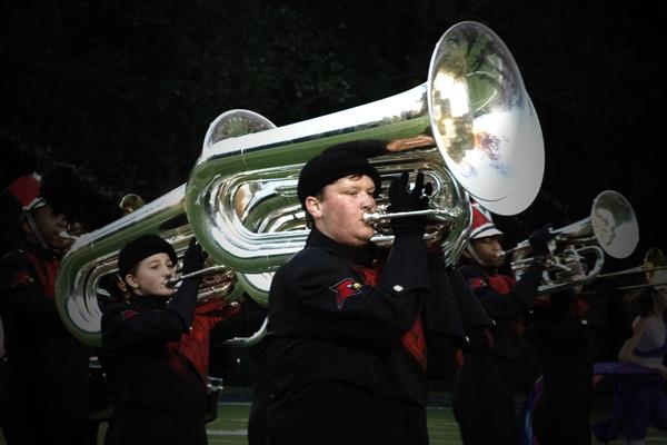Crofton High School Marching Band Performing